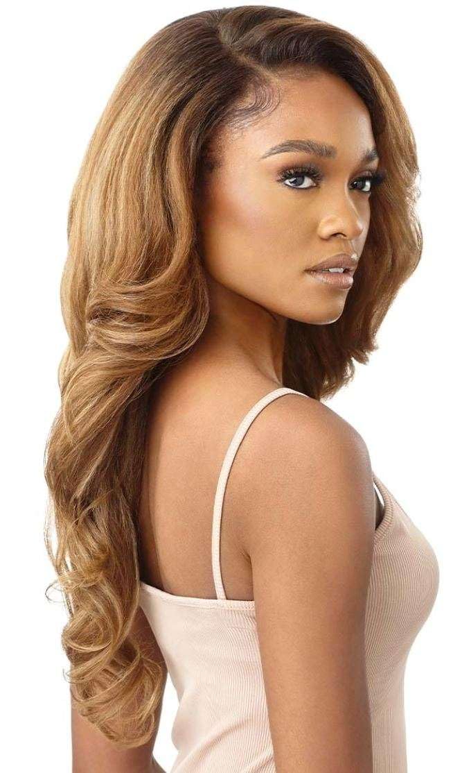 Outre Perfect Hair Line Synthetic 13x6 Faux Scalp Lace Front Wig - JULIANNE 24 (DR4/HNBRN)