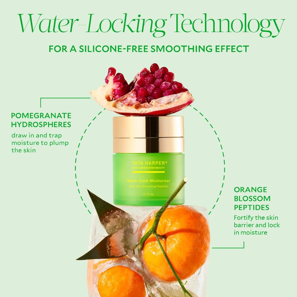 Tata Harper Water-Lock Moisturizer Refill Pod, Lightweight, Silicone-Free Hydrator, 100% Natural, Made Fresh in Vermont, 50ml