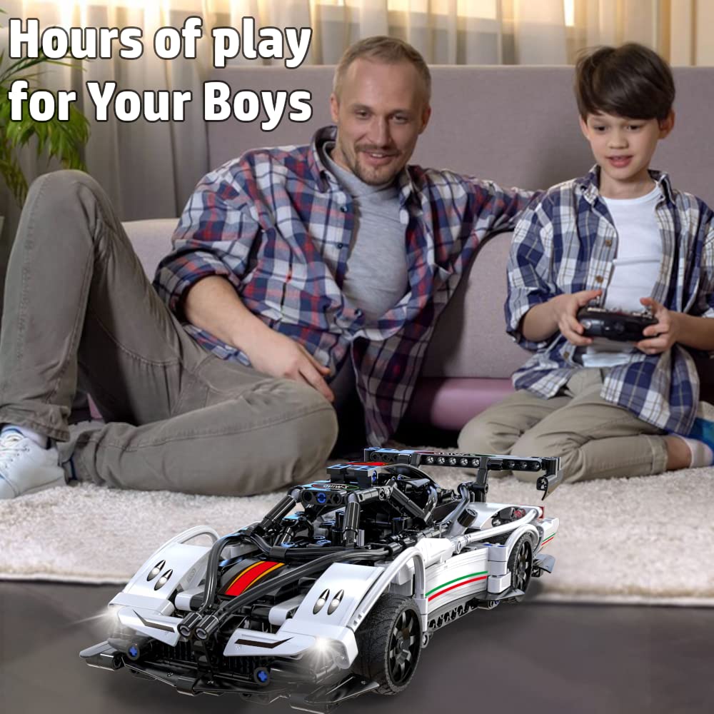 WisePlay Model Cars to Build for Adults and Kids 8-12 Year - STEM Projects for Kids Ages 12-16 Year - Build Your Own Remote Control Car - STEM Kits for Kids Age 12-14