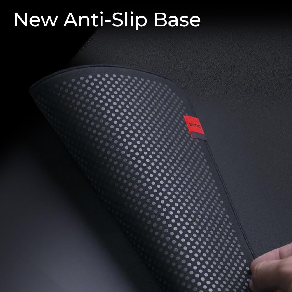 BenQ Zowie H-SR-SE Rouge II Extra Large Esports Gaming Mouse Pad, Humidity Resistance Color Cloth, Smooth Glide Feel, Uniform high-Density Rubber Base with Medium Softness, Anti-Slip Base
