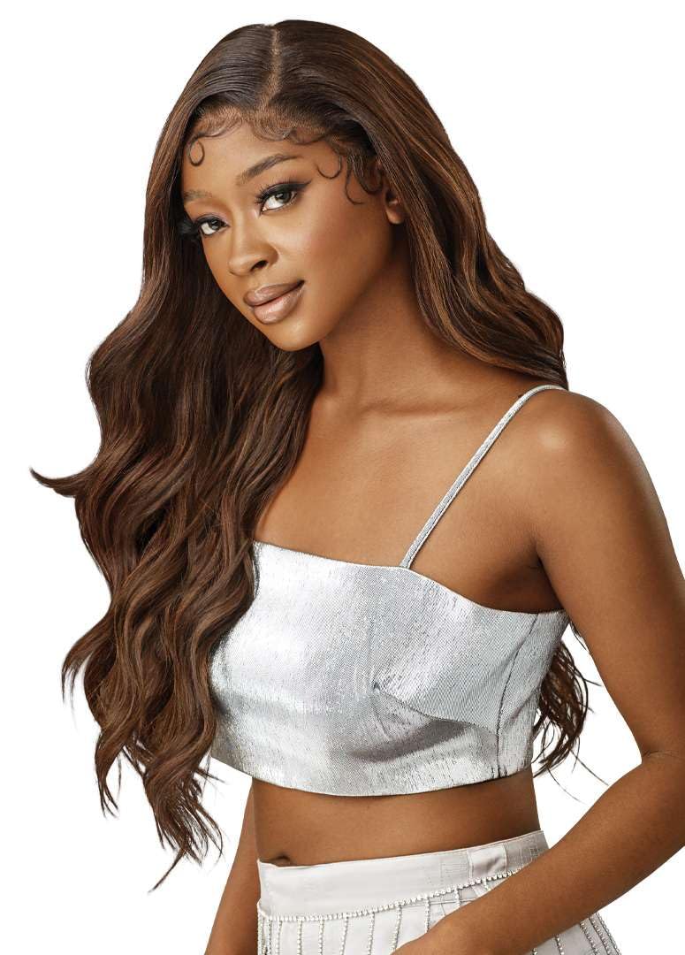 Outre Lace Front Wig - Melted Hairline - Swirlista - Swirl 102 (GINGER AUBURN)