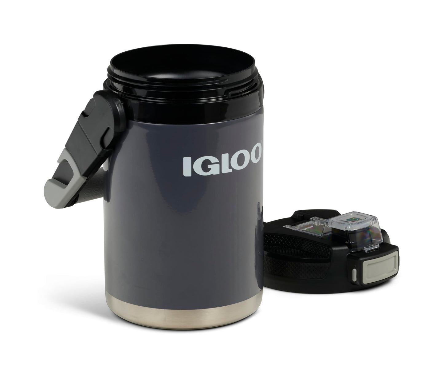 Igloo Rival Fusion 54OZ Insulated Water Jug, Large Water Bottle, Sports Water Jug, Grey