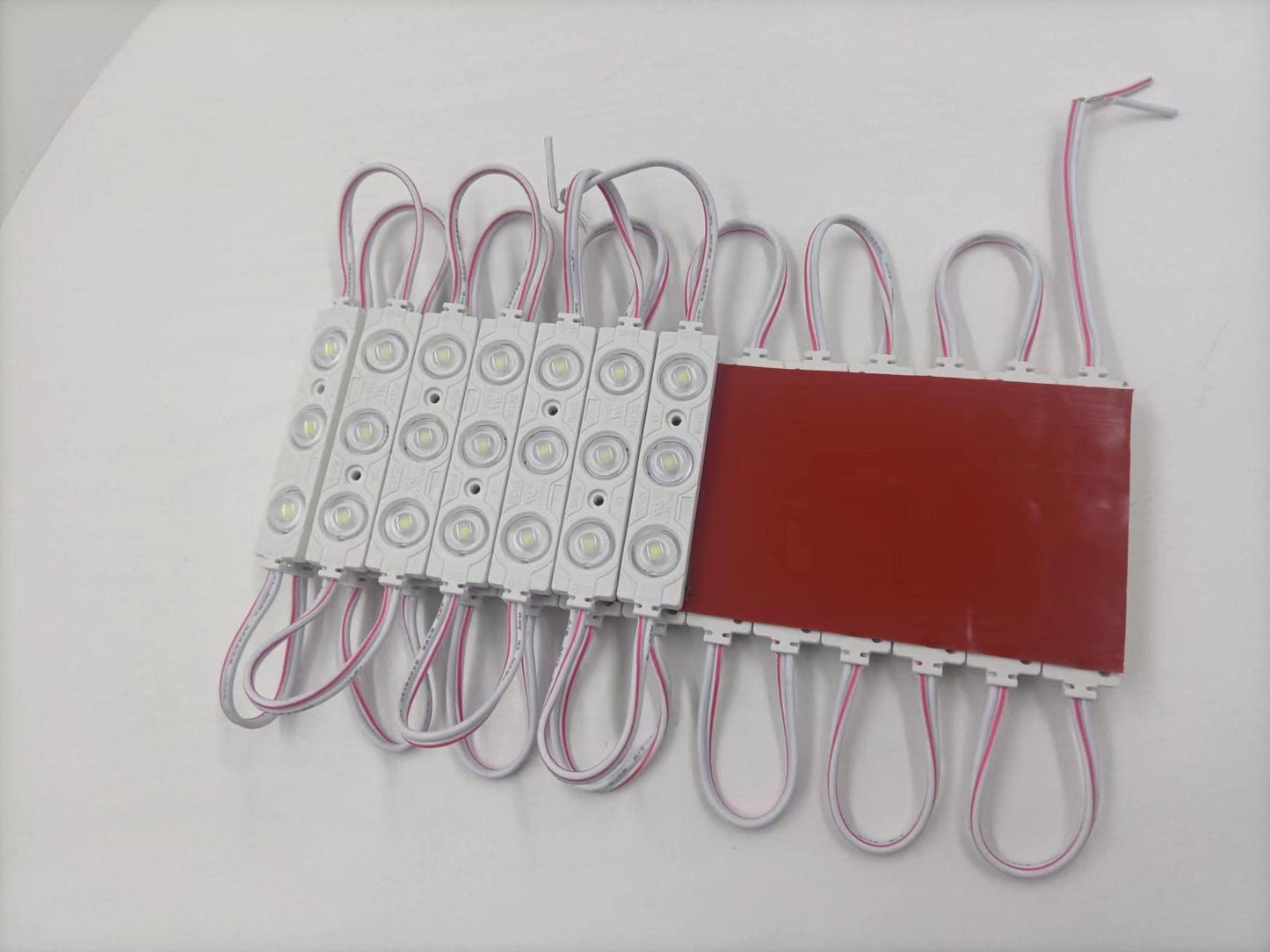 Q QINGCHEN Green LED Module DC12V 1.32W Module Strip Light for Letter Advertising Signs Lightbox with Tape Adhesive Backside (200 PCS Pack)…