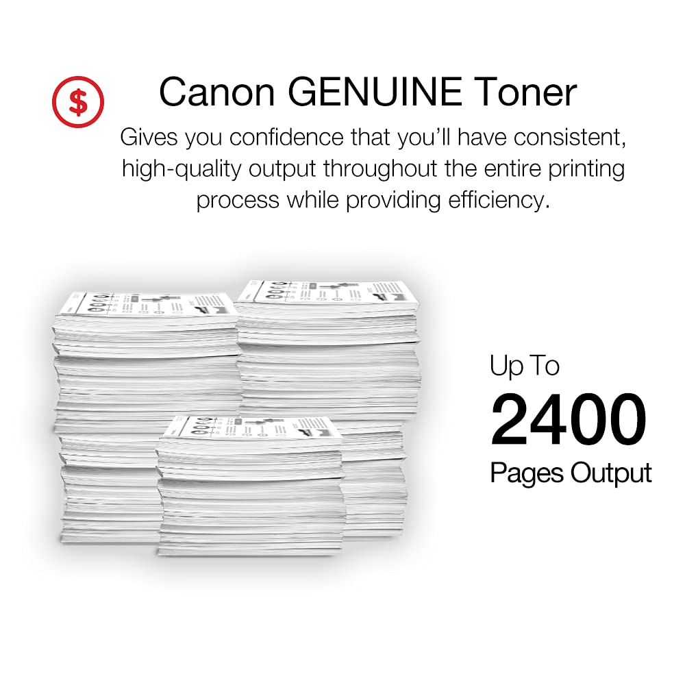 Canon Genuine Toner Cartridge 137 Black (9435B001), 1-Pack ImageCLASS MF212w, MF216n, MF217w, MF244dw, MF247dw, MF249dw, MF227dw, MF229dw, MF232w, MF236n, LBP151dw, D570 Laser Printers