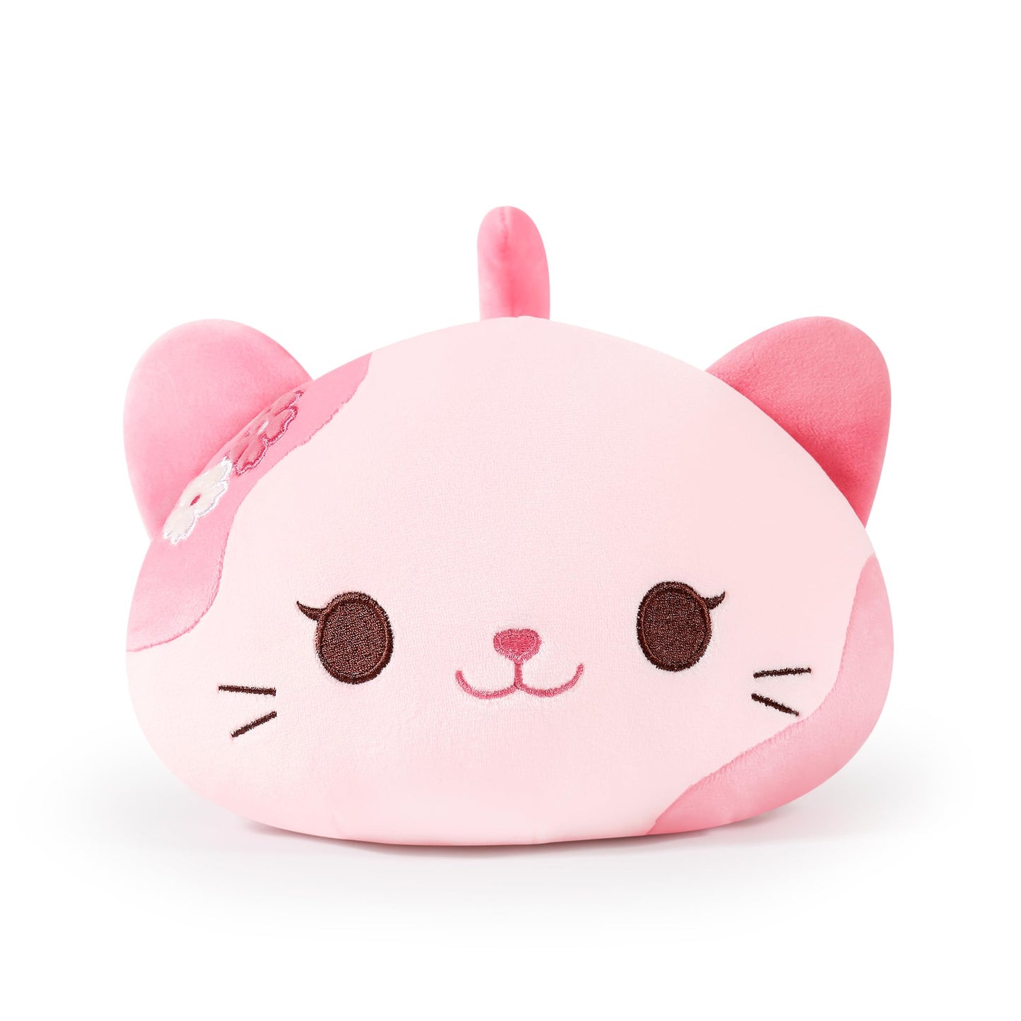 Onsoyours Original Flower Cat Plushies Cute 20 inch Plush Toy Kitten Stuffed Animal Soft Pillow Kawaii Kitty Plushie Gift for Kids(Flower Cat, 20")