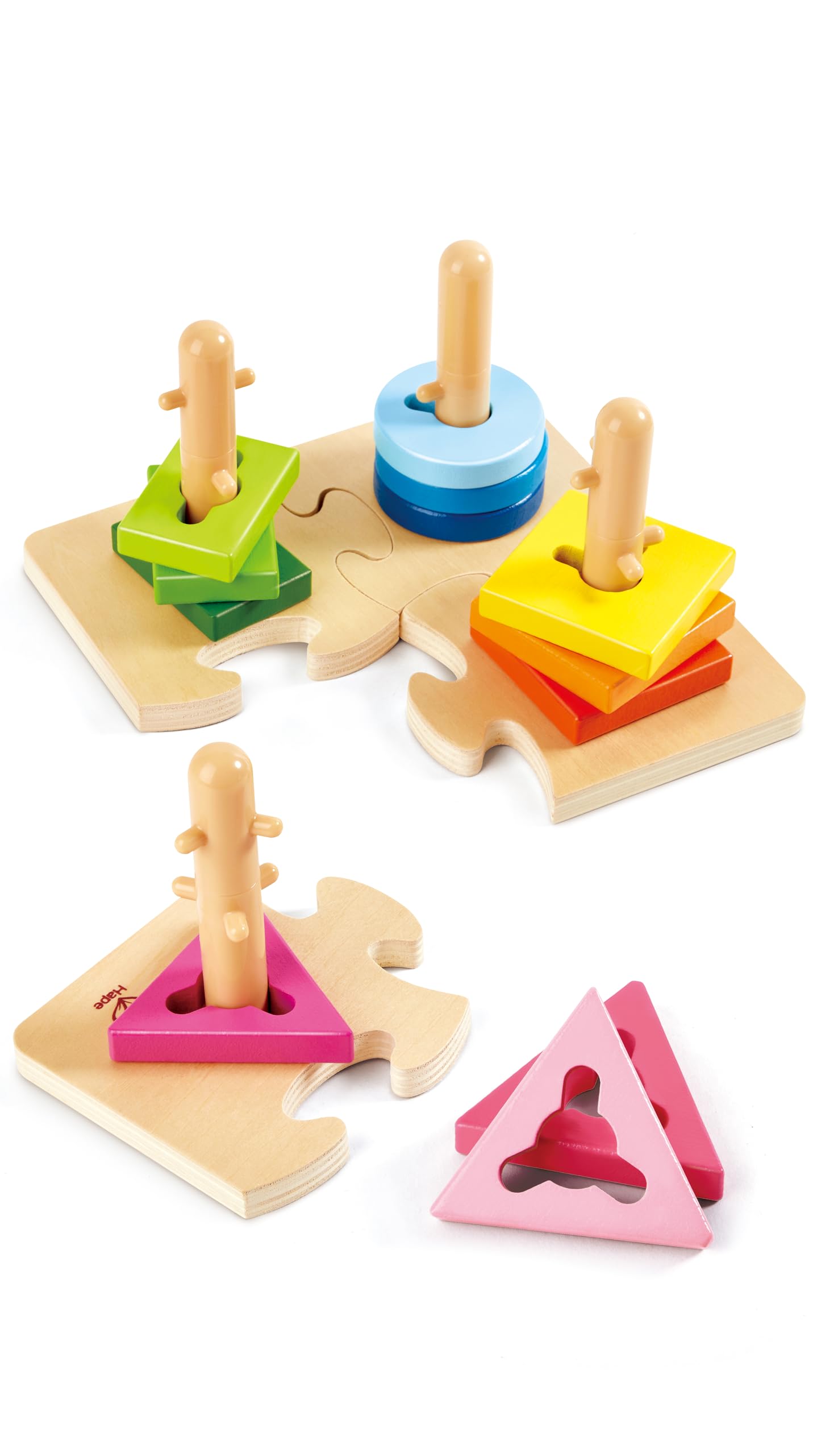 Hape Creative Toddler Wooden Peg Puzzle