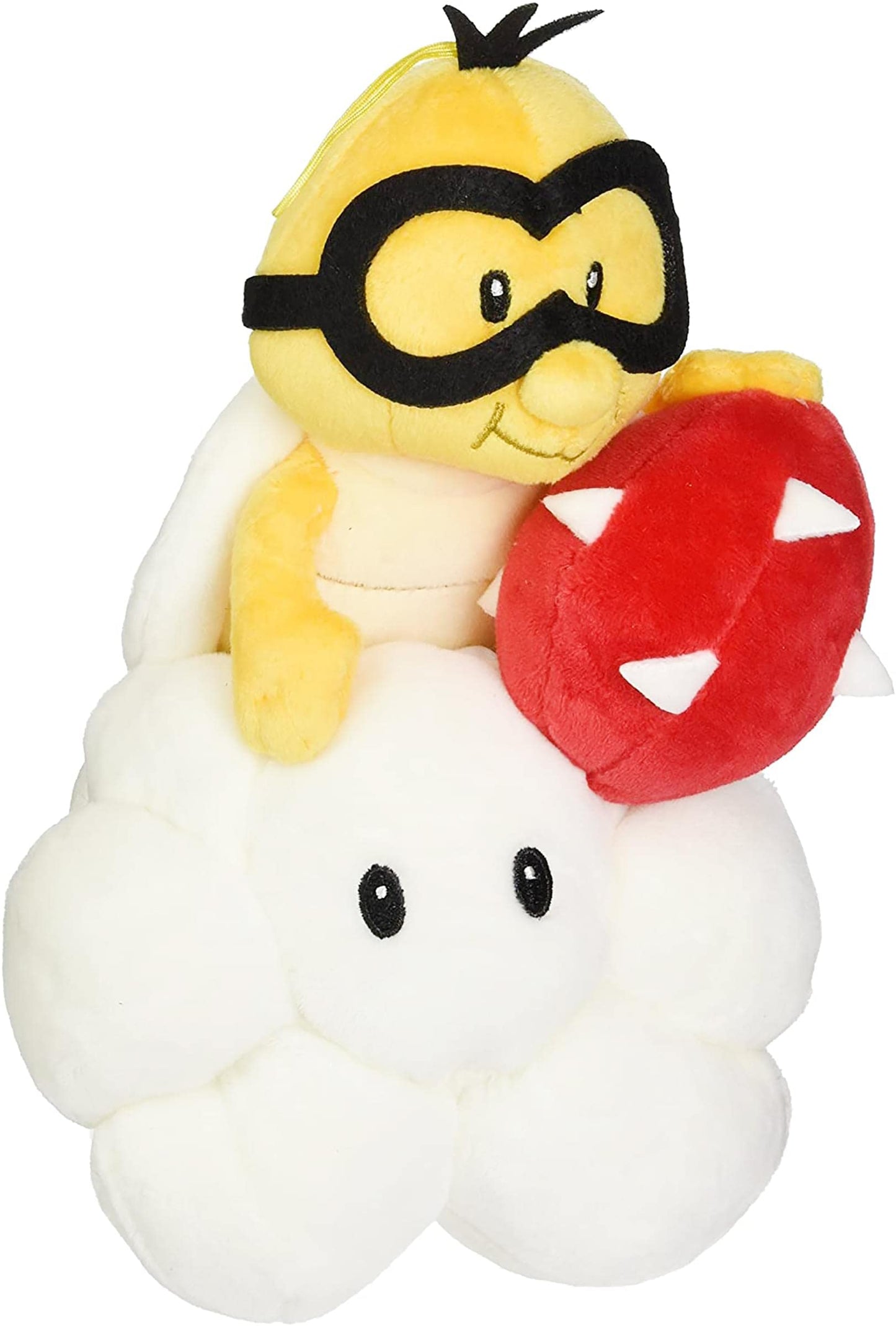 Little Buddy Toys Nintendo Official Super Mario Lakitu with Spiny Plush, 9-Inch