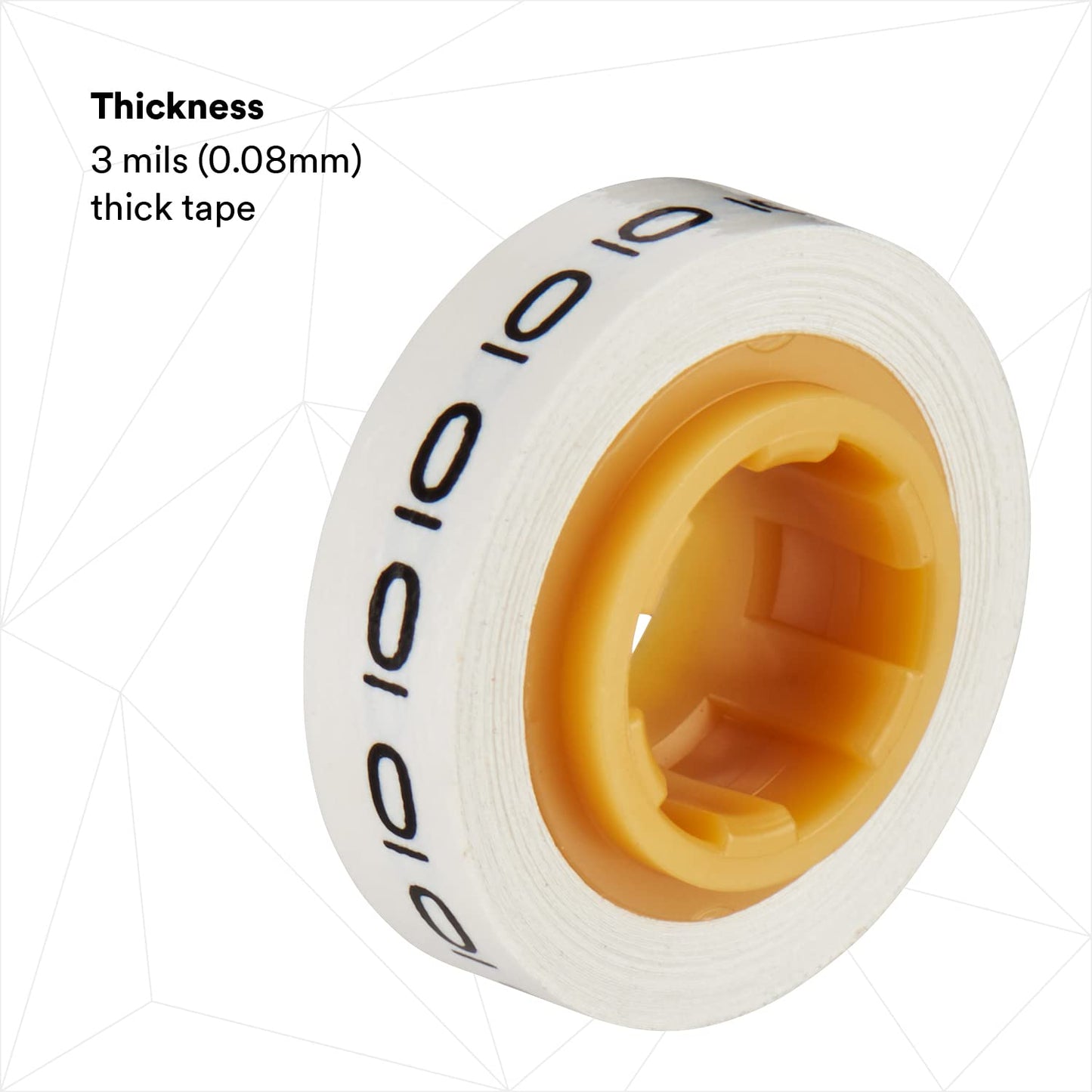 3M ScotchCode Wire Marker Tape Dispenser w/ Tape STD-0-9, Includes 1 each of 0-9 numbered rolls