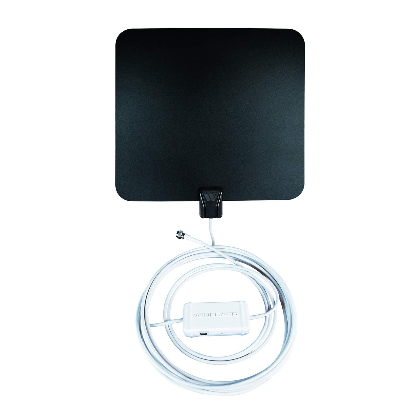 Winegard FlatWave Amped Pro HDTV Indoor TV Antenna – Bluetooth Signal Meter, Integrated Channel Finder, Up to 60 Mile Range, TH-3000