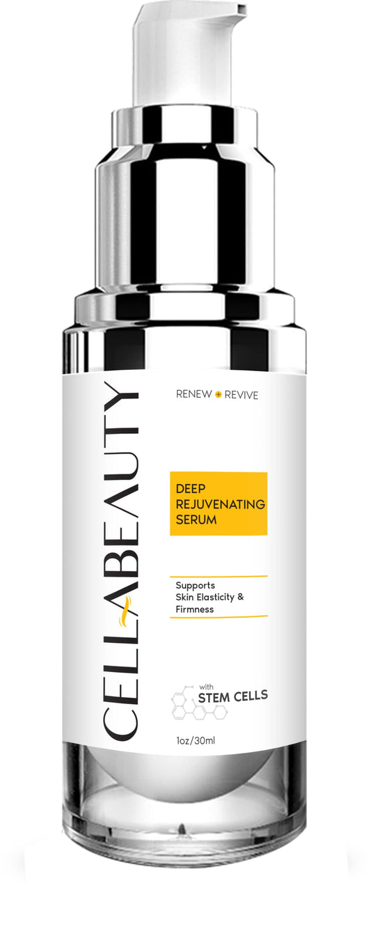 Cellabeauty Deep Rejuvenating Serum - Skin Firming Cream For All Skin Types - Cruelty Free, Plant Based - 30 ml (1.7oz)