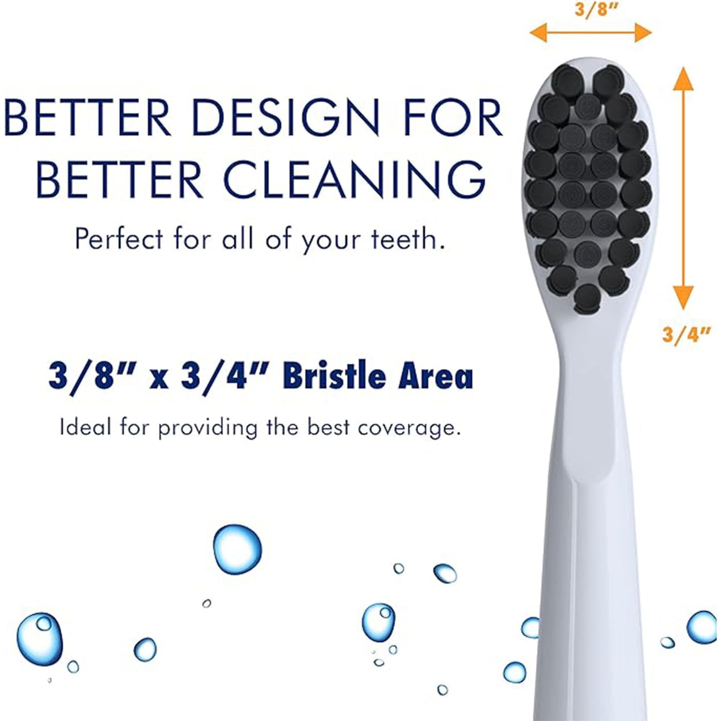 Sonic-FX Solo Sonic 3 Brushing Modes Toothbrush with Smart Timer, Rechargeable Charging Dock | Electric 1 Interdental and 2 Tooth Brush Heads Toothbrush Includes Replacement of Heads, White