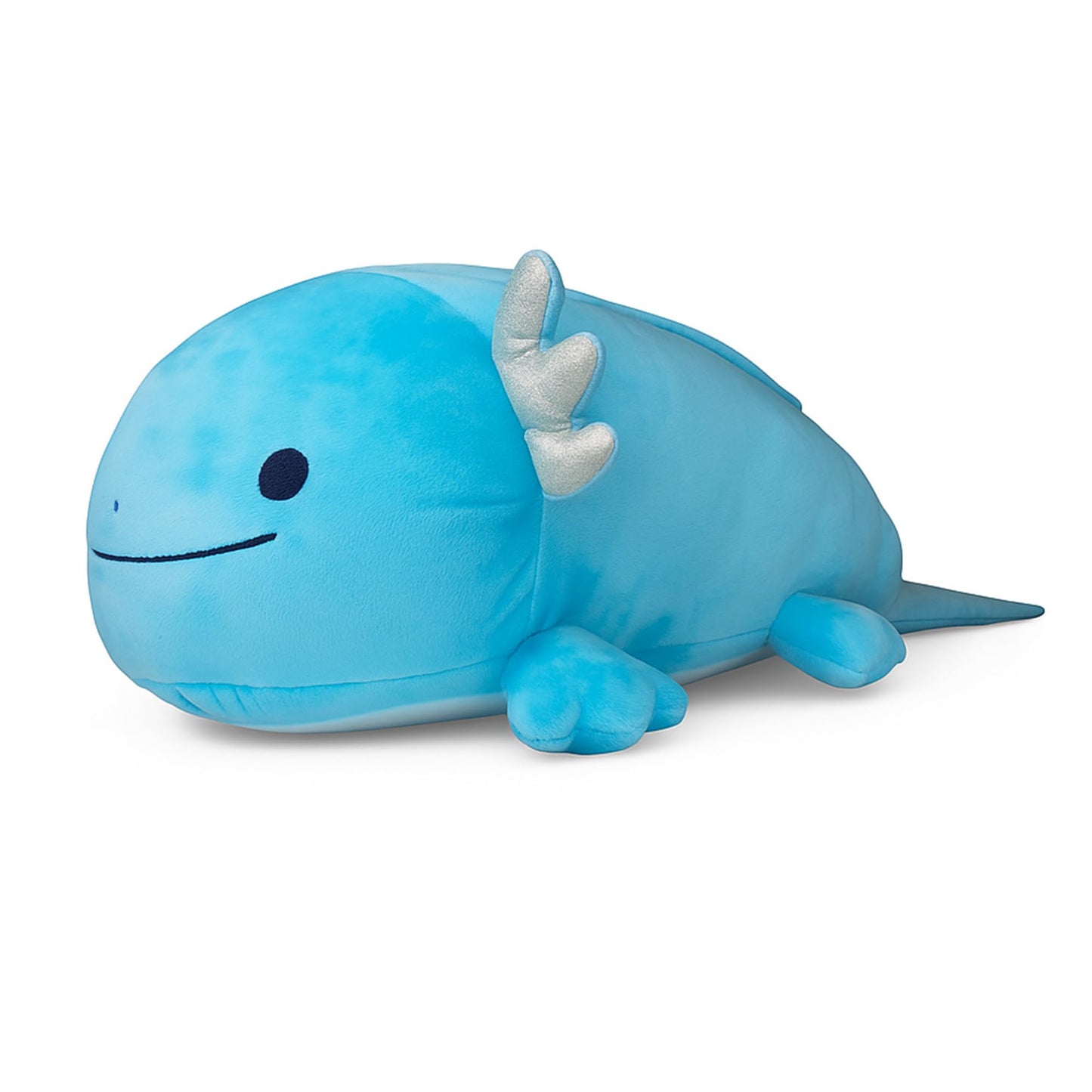 Pineapple Axolotl Plush Toy, 24" Axolotl Stuffed Animal Plushie, Giant Squish Toy, Cute Plushies Kawaii, Gifts for Kids, Girls, Boys, Toddlers (Blue)