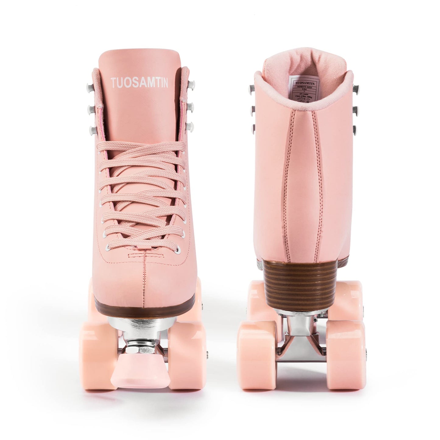 Tuosamtin Roller Skates for Women/Youth with Height Adjustable stoppers Retro Quad Roller Skates for Outdoor and Indoor