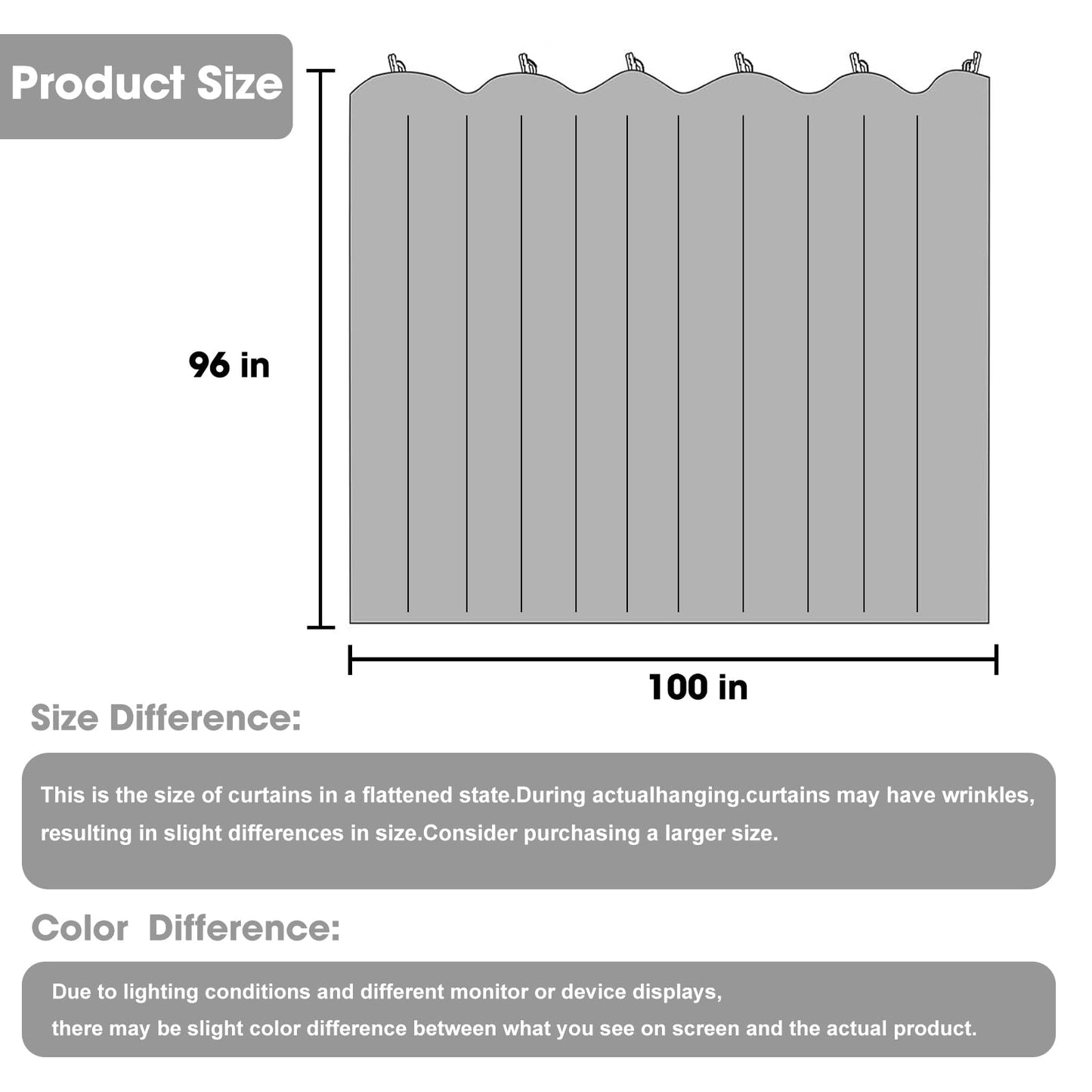 Cbsroro Room Divider Blackout Curtain Track Curtains Wall Dividers Panels Screen for Living Rooms Bedroom Office Privacy Partition Separation, W100 × L96 Inch,1 Panel, Beige