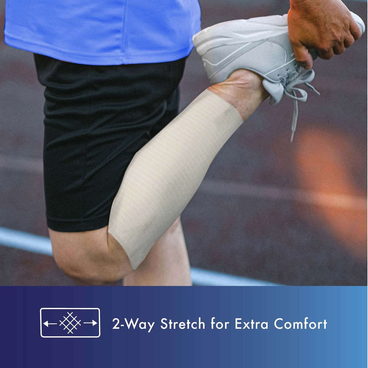 KinGrip Tubular Elastic Support Bandages by Kinship Comfort Brands Tubular Bandage Protects Fragile Skin Latex-Free Wound Care for Edema and Lymphedema Support | Made in USA | Size E 3.5”x10 MTR