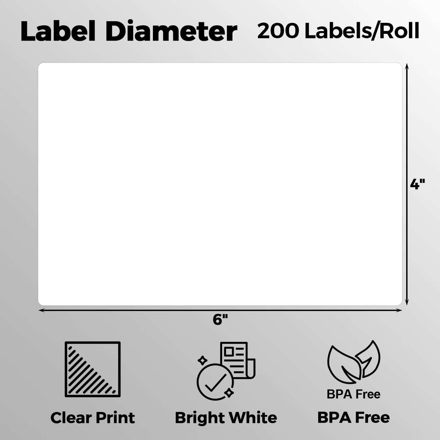 DK-1241 Shipping Labels Compatible with QL-1110NWB-QL-1100 - (4" x 6") 200 Labels/Roll, Includes 12 Rolls Die-Cut Labels with 1 Detachable Frame, Fit for Brother QL Printers