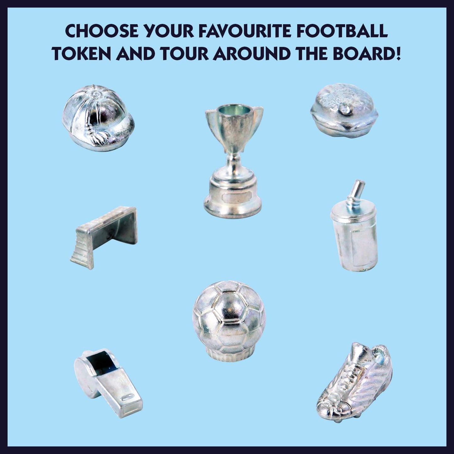 Winning Moves Football Stars Monopoly Board Game, Play with Cristiano Ronaldo, Lionel Messi, Neymar, Harry Kane and Salah, Perfect for The World Cup, Gift and Toy for Boys and Girls Aged 8 Plus