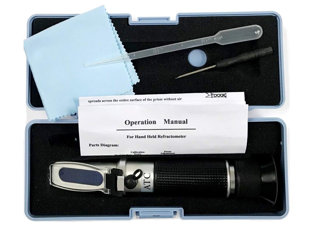 HHIP 8010-0018 Water Soluble or Synthetics Coolant Tester Refractometer, 0-18% Solution Measuring Range