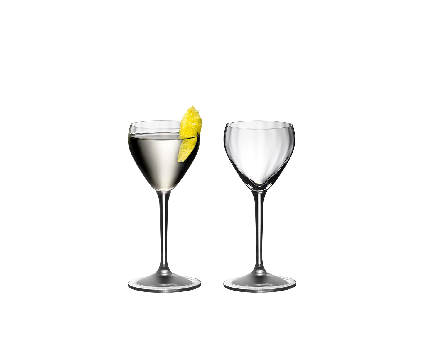 Riedel Nick & Nora Large Crystal Glasses, Drink Specific Glassware Machine-Made, Set of 2