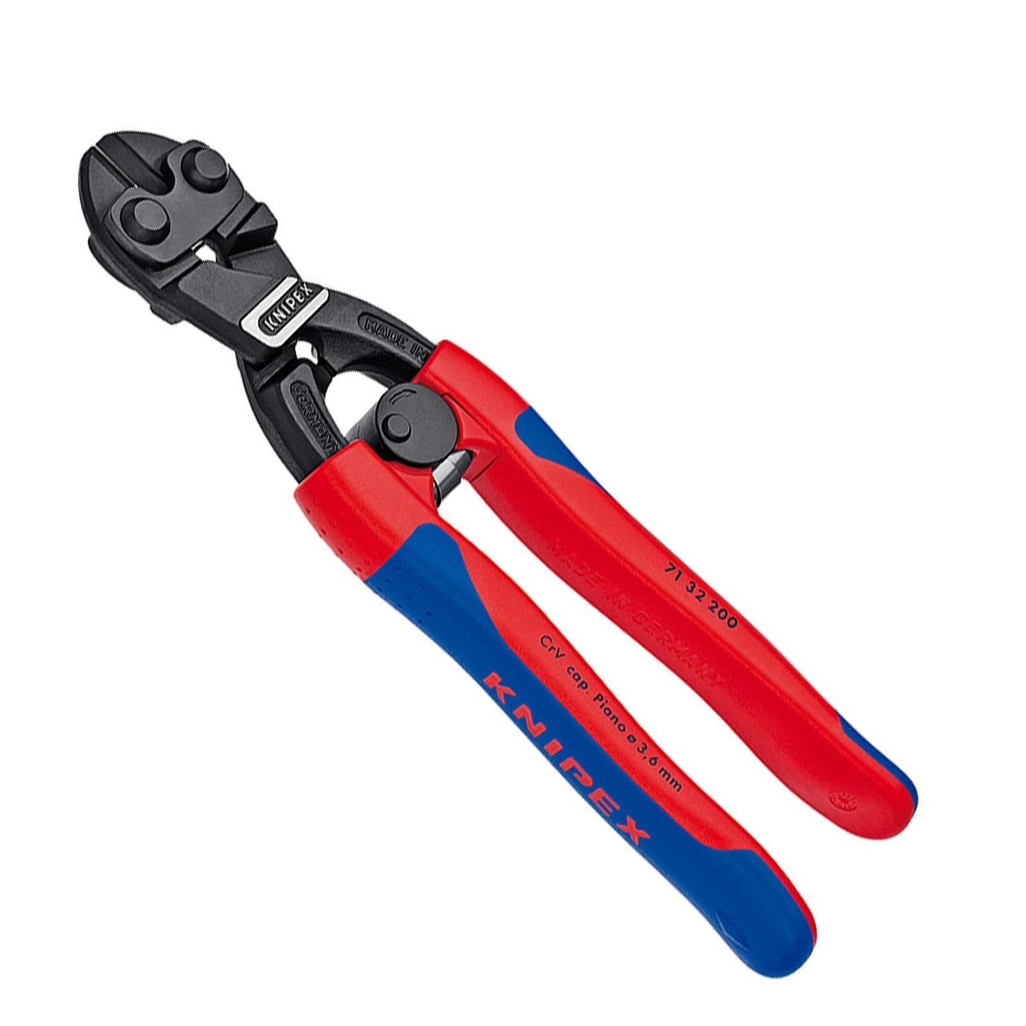KNIPEX 71 32 200 Comfort Grip High Leverage Cobolt Cut with Notch and Spring