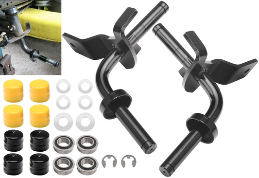 532403087 532403088 Steering Spindle Kit (Left & Right) with Bearing Kit Compatible with Cr-aftsman Hu-sqvarna Po-Ulan Replace 403087 194743 403088 194744