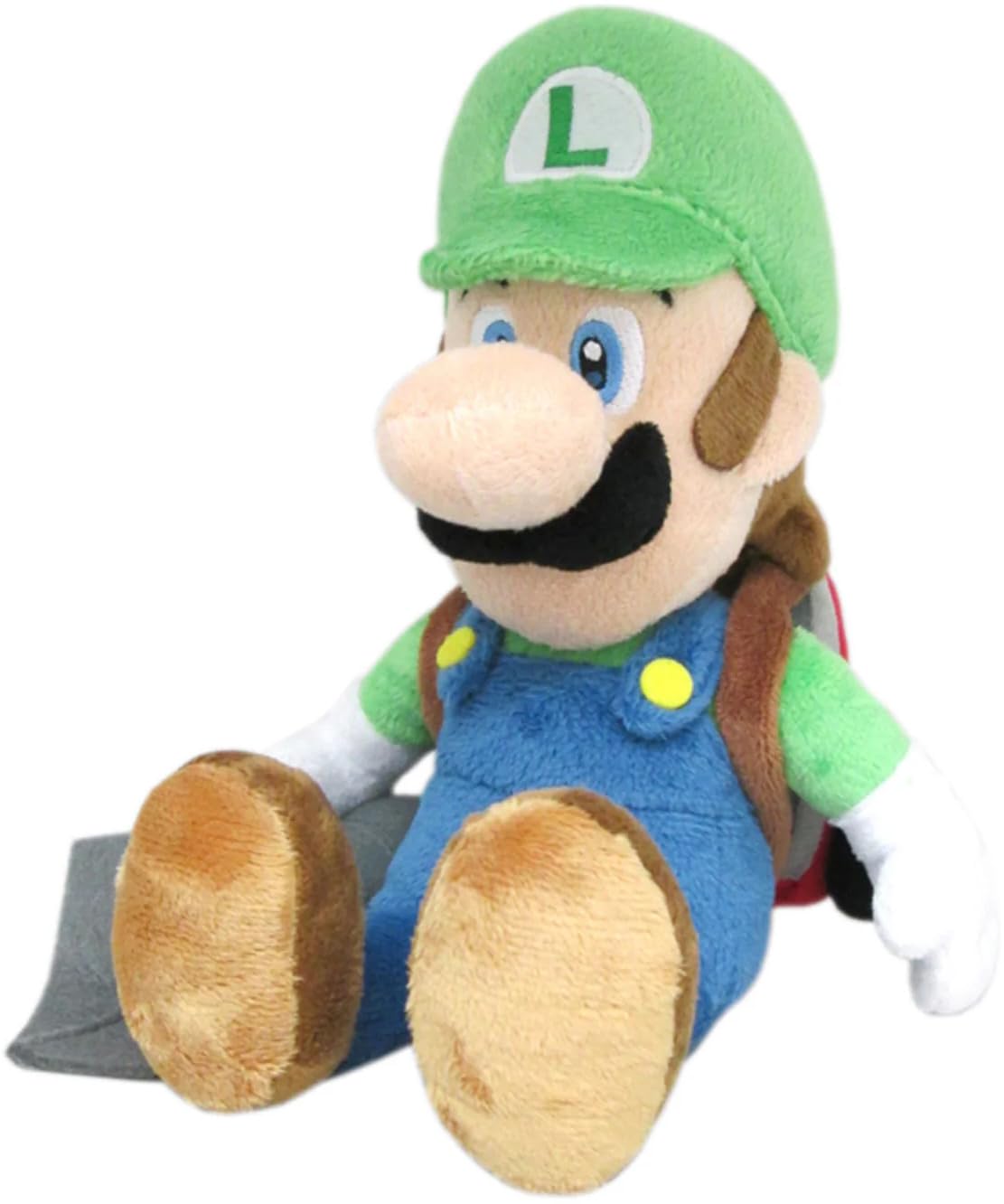 Little Buddy Super Mario Series Luigi's Mansion 10-Inch Luigi with Ghost Vacuum Plush
