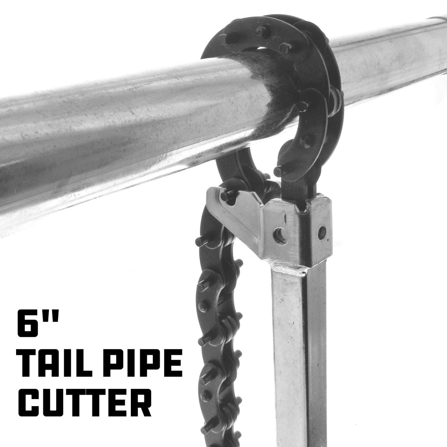 Powerbuilt Tail Pipe Cutter, Cut Exhaust Pipe, Car Vehicle Specialty Tool, 6 Inches in Diameter - 940538