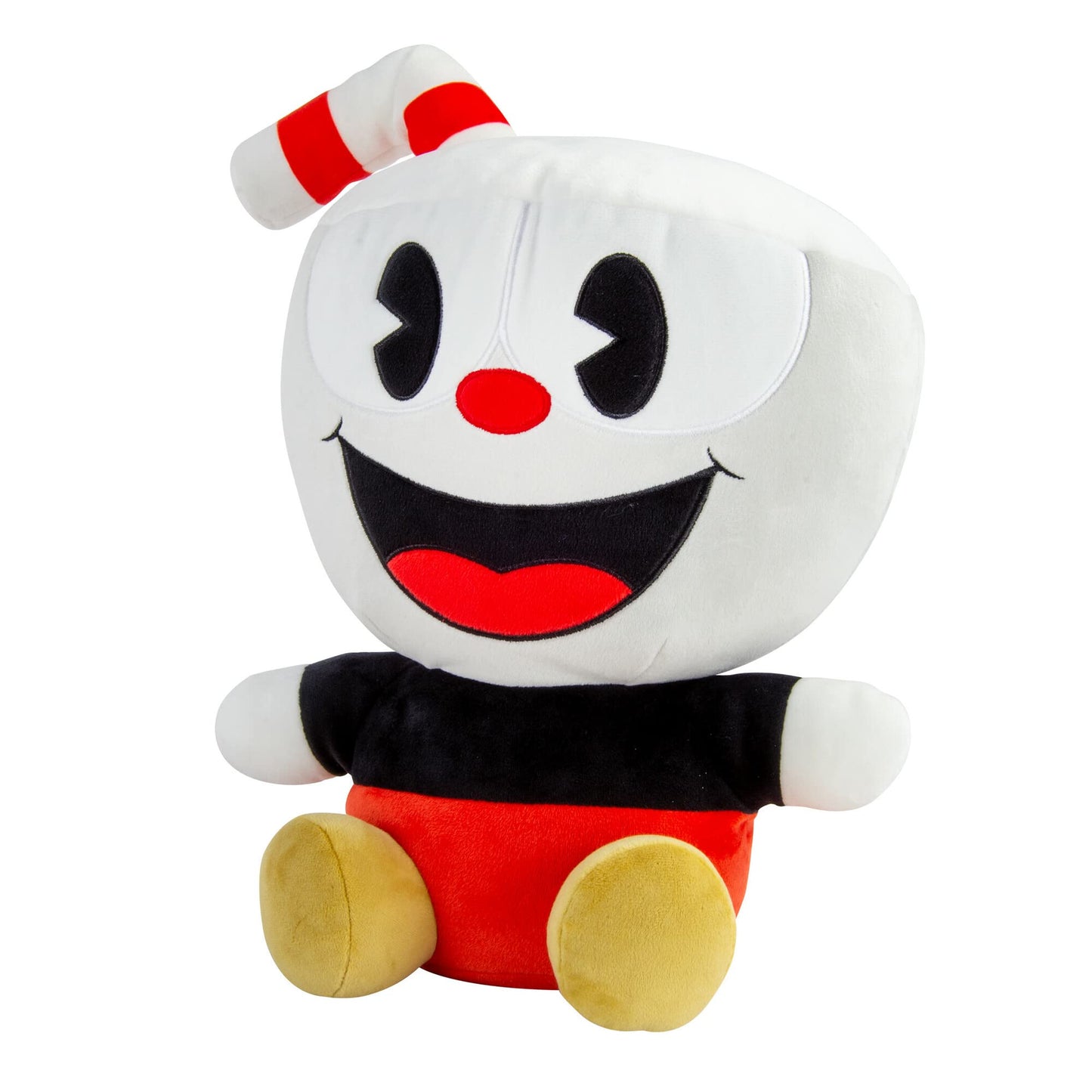 Club Mocchi Mocchi Cuphead Mega 38 cm Plush Toy, Cuddly Toy for Boys and Girls from 3 Years
