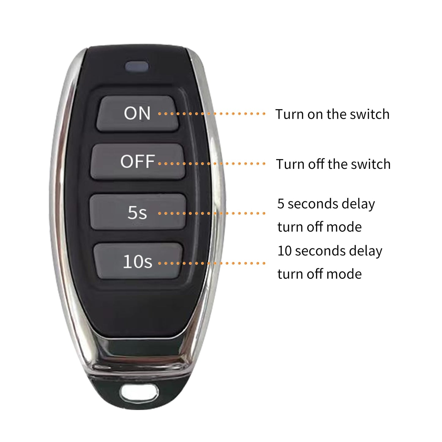 MIAOLINK 120v Automatic Vacuum Switch Wireless Remote Control Dust Collector Starter Outlet Switch (Battery Included) (120V)