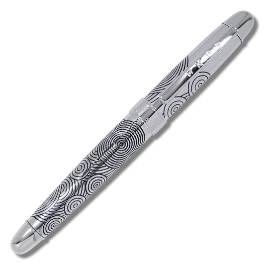 ACME Studios Circle Etched Roller Ball Pen by Verner Panton (PVP06R)
