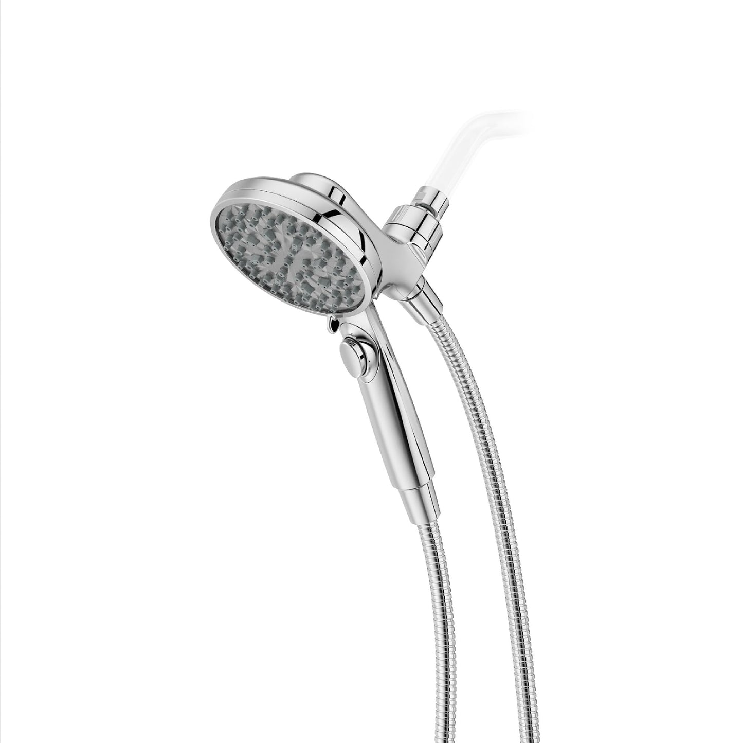 Pfister HydroFuse Handheld Shower Head with Magnetic Docking 6-Function High Pressure 2.5 GPM Polished Chrome Finish Hose Included for Bathroom Shower 016HFM01CC