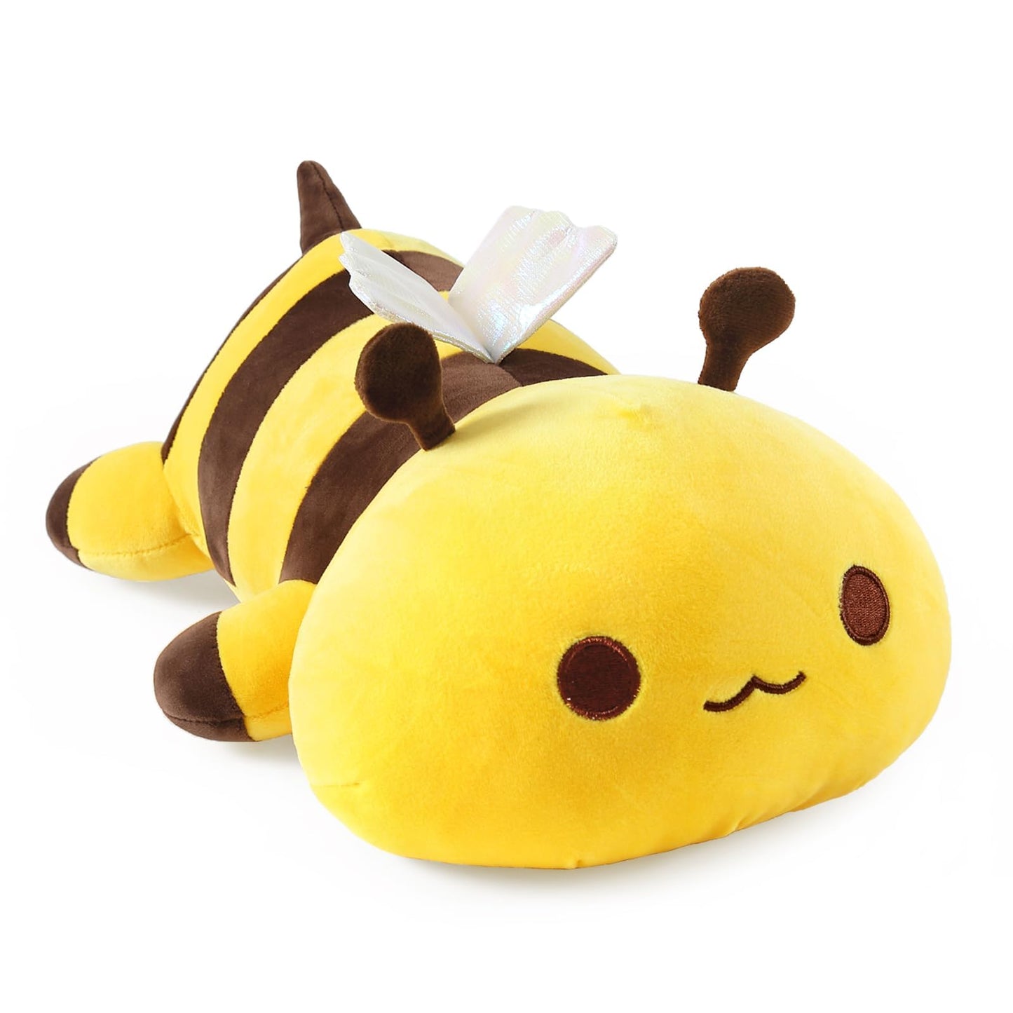 Onsoyours Cute Bee Plushies, Soft Stuffed Animal Honey Bee Plush Toy Pillow for Kids (Yellow, 19")