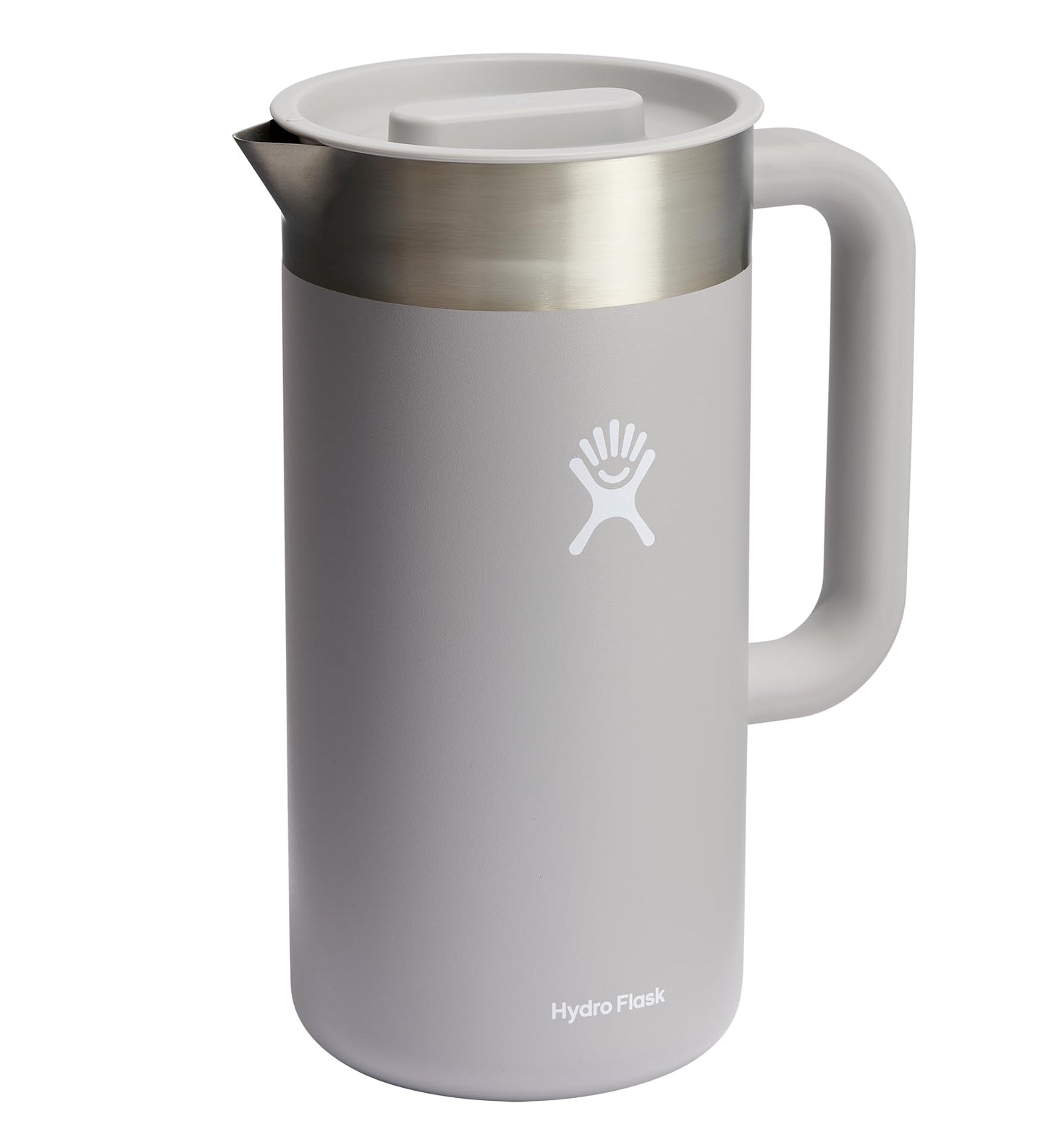 Hydro Flask Outdoor Insulated 51 Oz Pitcher- Stainless Steel Beverage Container - Camping Kitchen Essentials Birch Gray