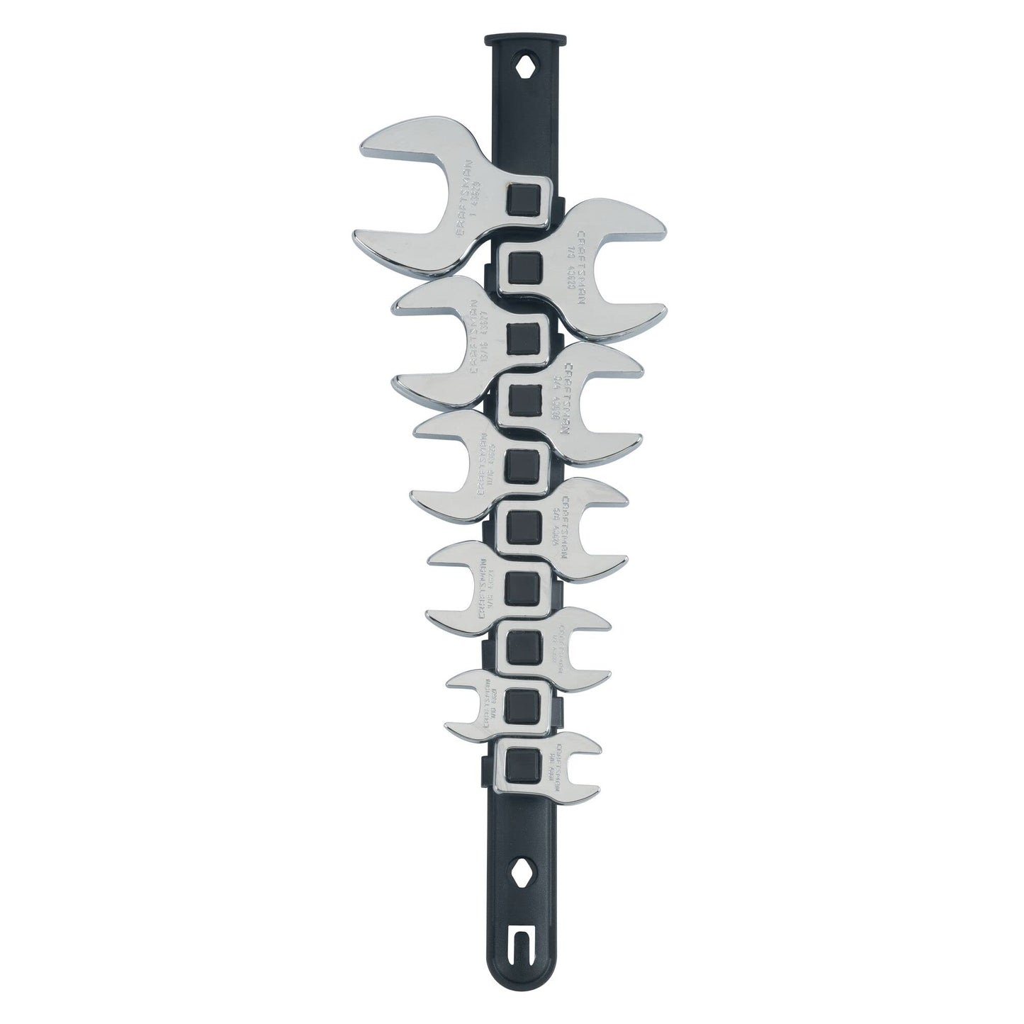 CRAFTSMAN Crowfoot Wrench Set, Open End, SAE, 10 Piece (CMMT12052LZ)