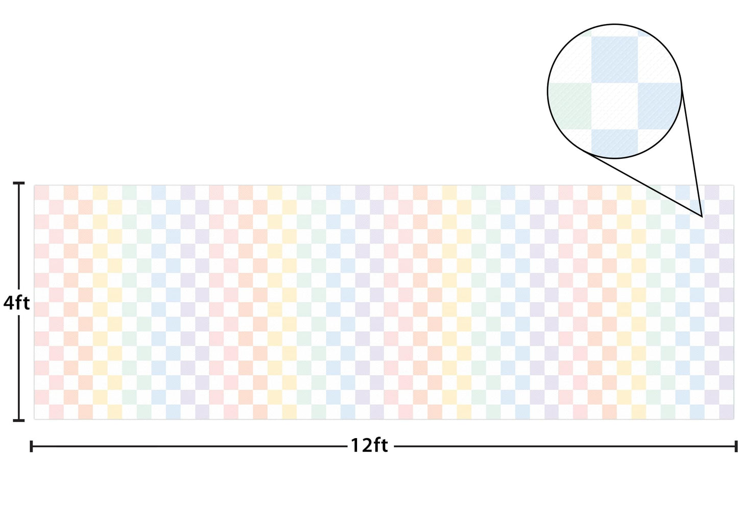 Teacher Created Resources Cool for School Checkers Better Than Paper® Bulletin Board Roll (TCR77600)