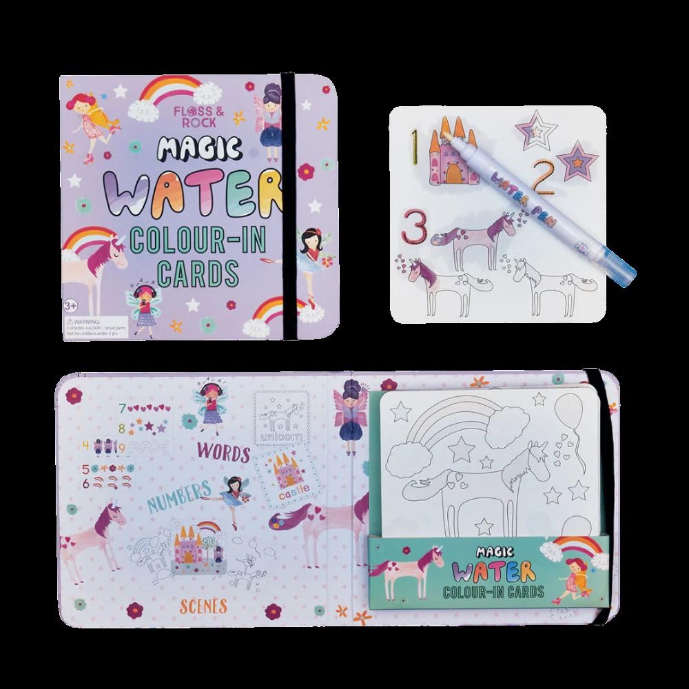 Floss & Rock, Magic Water Cards, Fairy Unicorn (38P3417)