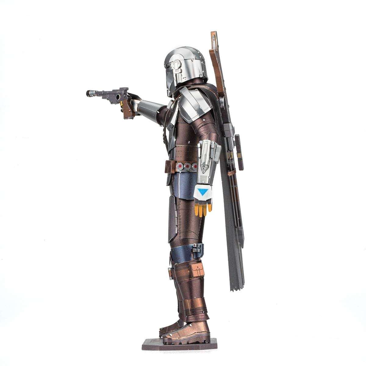 Fascinations ICX146 Metal Earth Metal Kits - Star Wars The Mandalorian The Mandalorian, Laser Cut 3D Construction Kit, 3D Metal Puzzle, DIY Model Kit, 3 Metal Circuit Boards from 14 Years