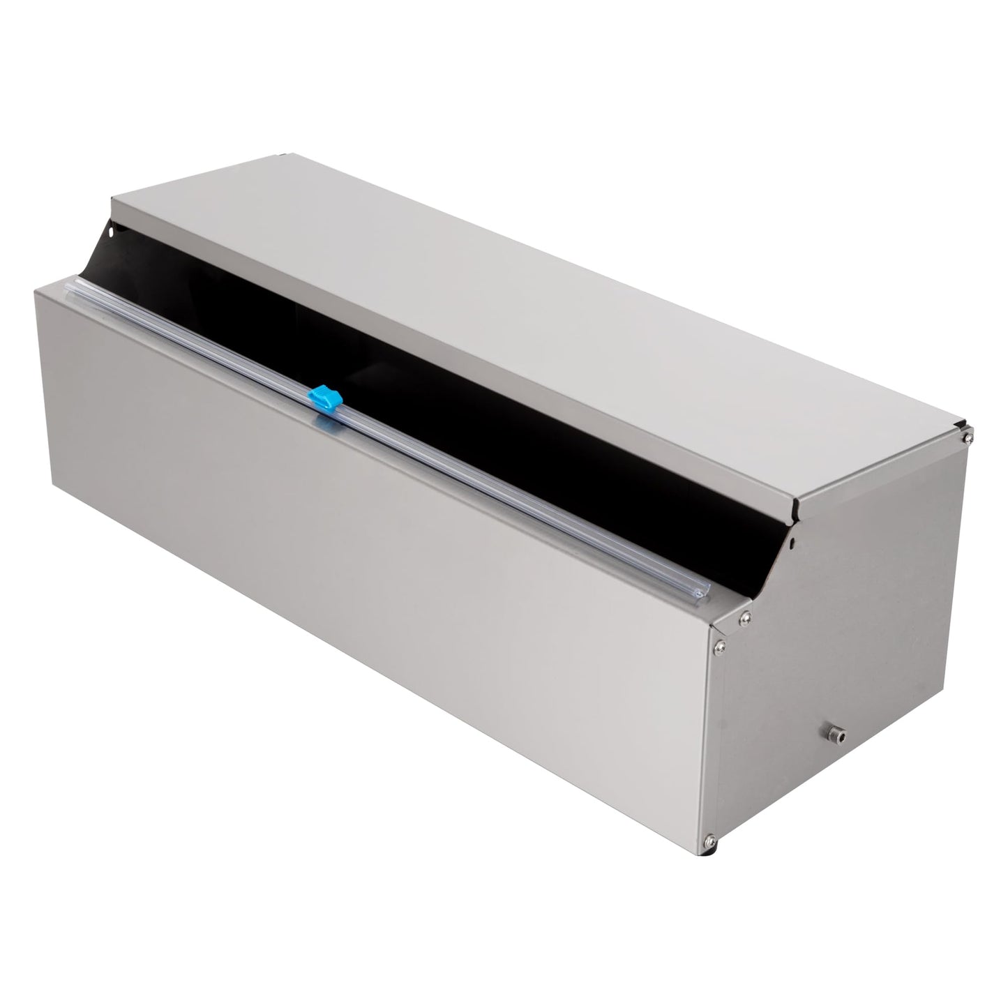Stainless Steel Food Wrap Dispenser - 18” Commercial Stretch Film Packing Machine with Slide Cutter