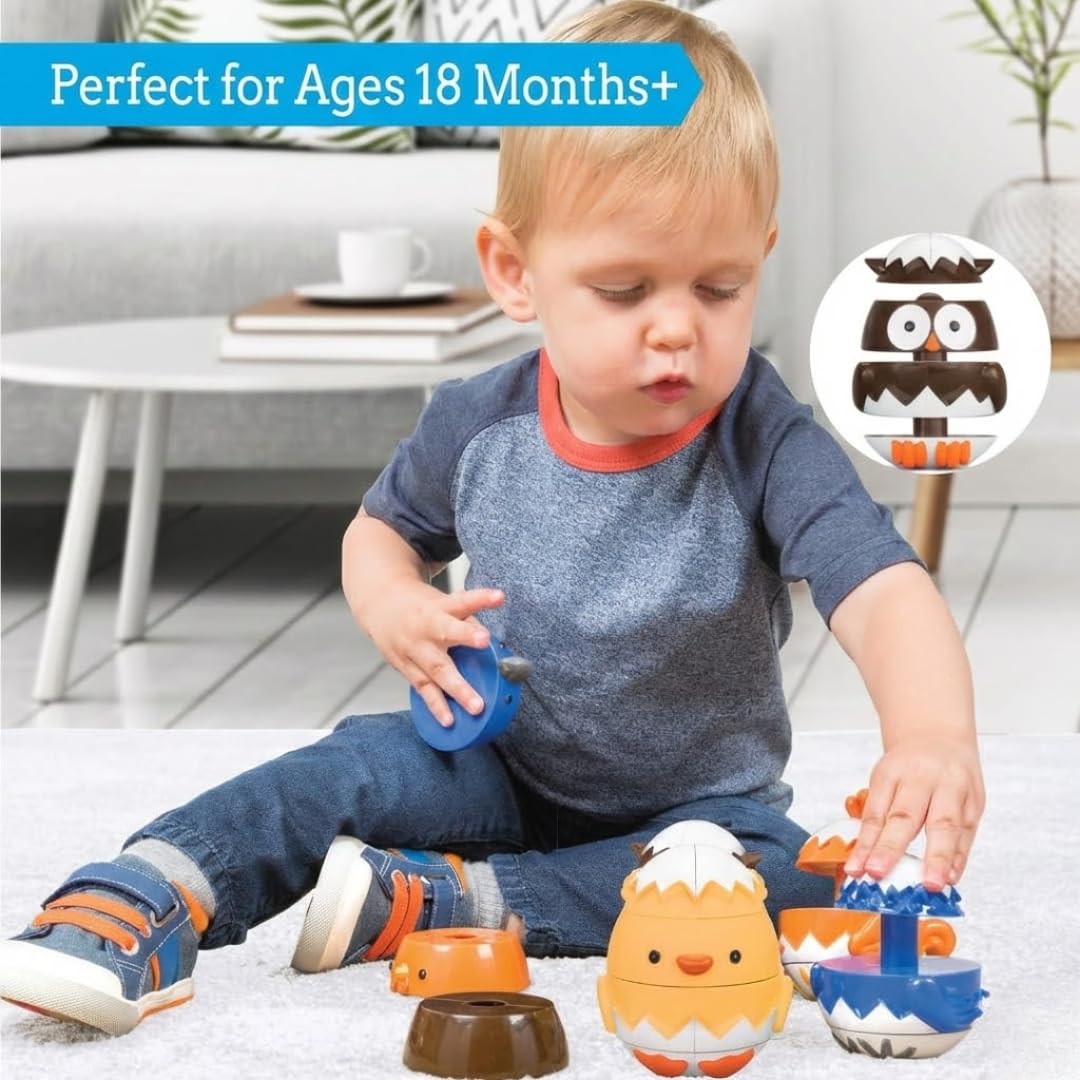 Svan Stacking and Sorting Eggs by (Mix-n-Match)
