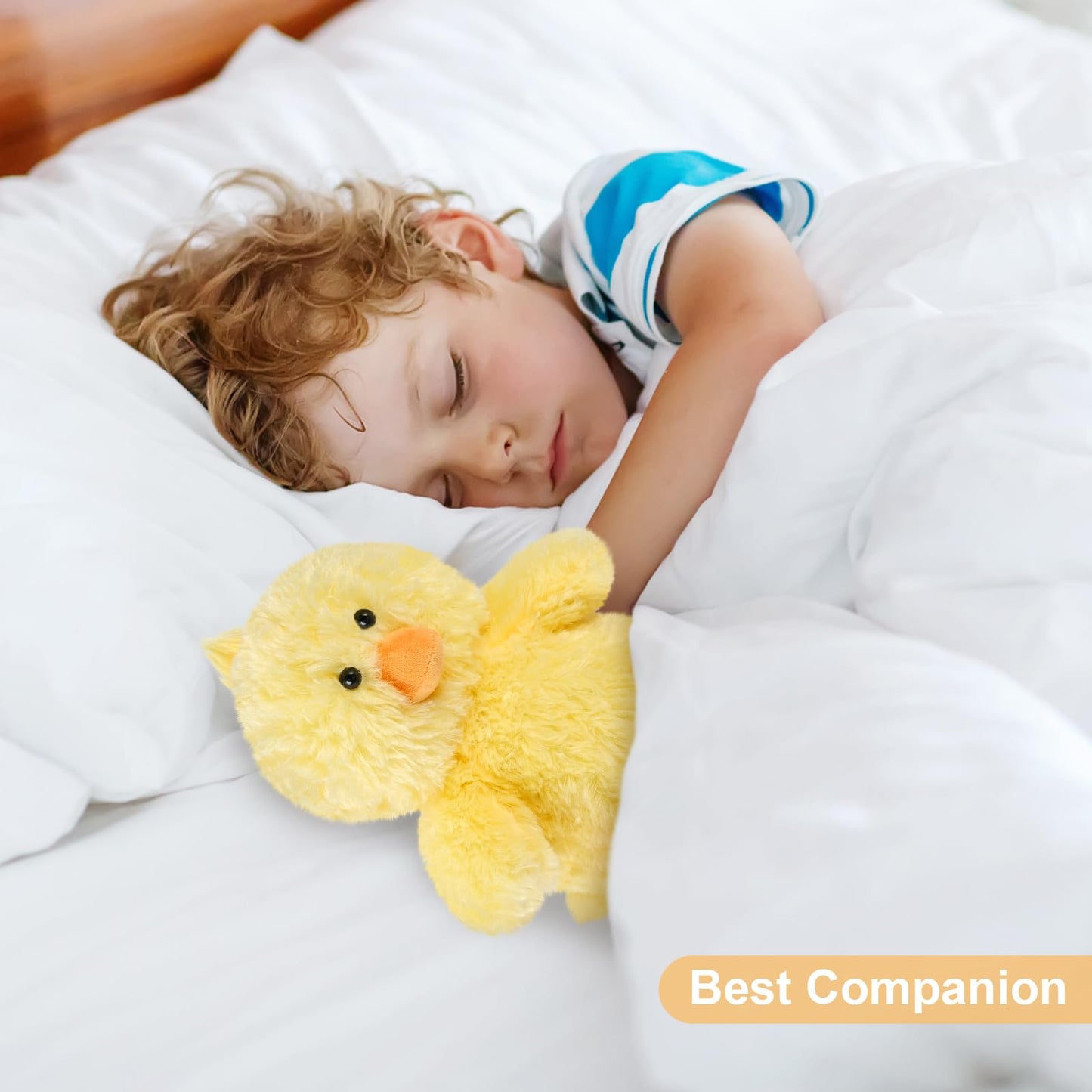 SuzziPals Heatable & Coolable Little Chick Stuffed Animals, Cute Microwavable Heating Pad Plushies for Soothing & Relaxation, Stuffed Chicken Plush Toys, Chicken Gifts