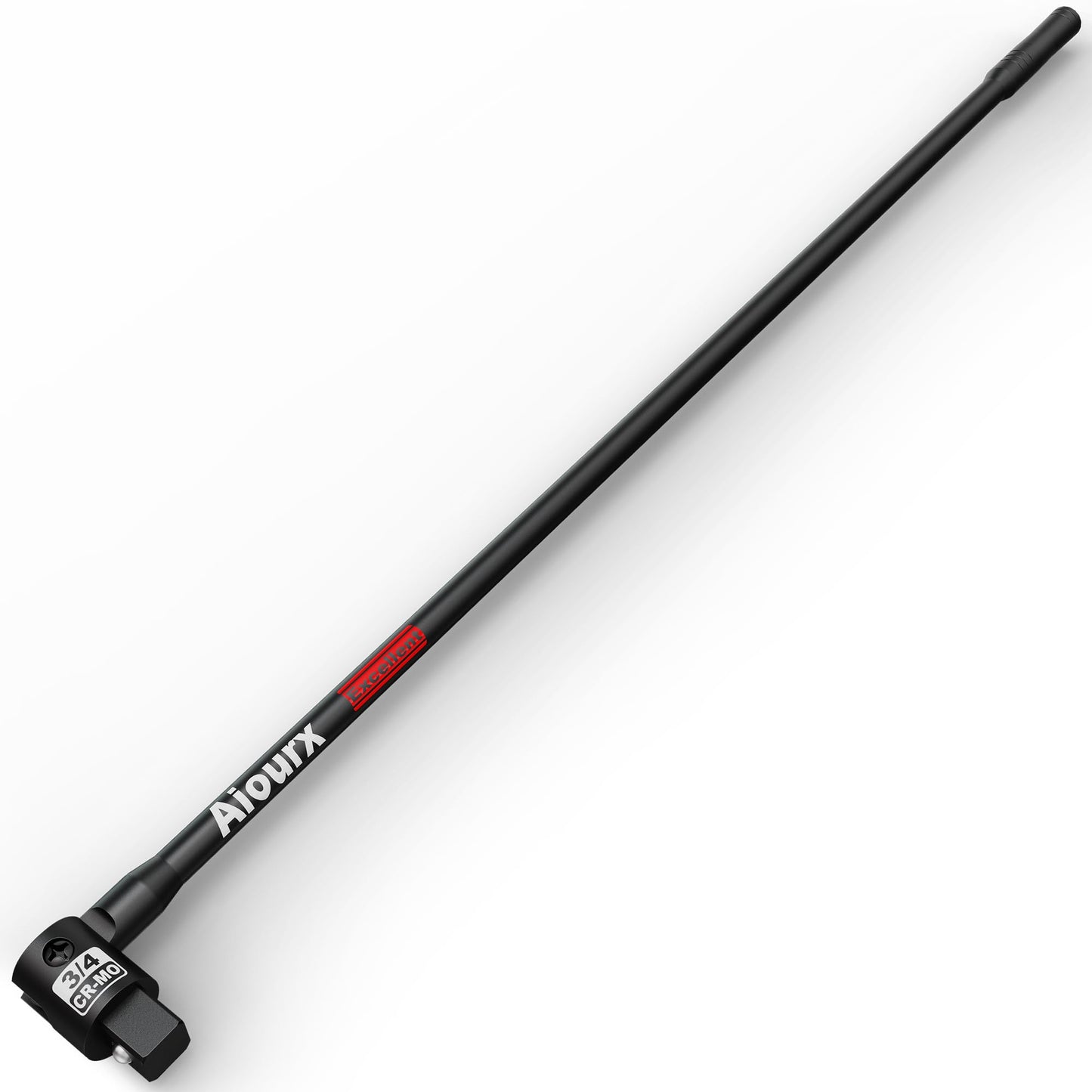 Aiourx 3/4” Drive 41 Inch Breaker Bar, Heavy Duty Head, Premium Chromium-Molybdenum Steel, Laser Etched Marking, for Vehicle Maintenance and Repair, DIY Processing Manufacturing