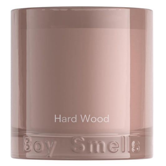 Boy Smells Hard Wood Leather Candle - 8.5 oz - Home Candle with Black Pepper, Leather and Cedarwood - Up to 50-Hour Burn - Cotton Wick