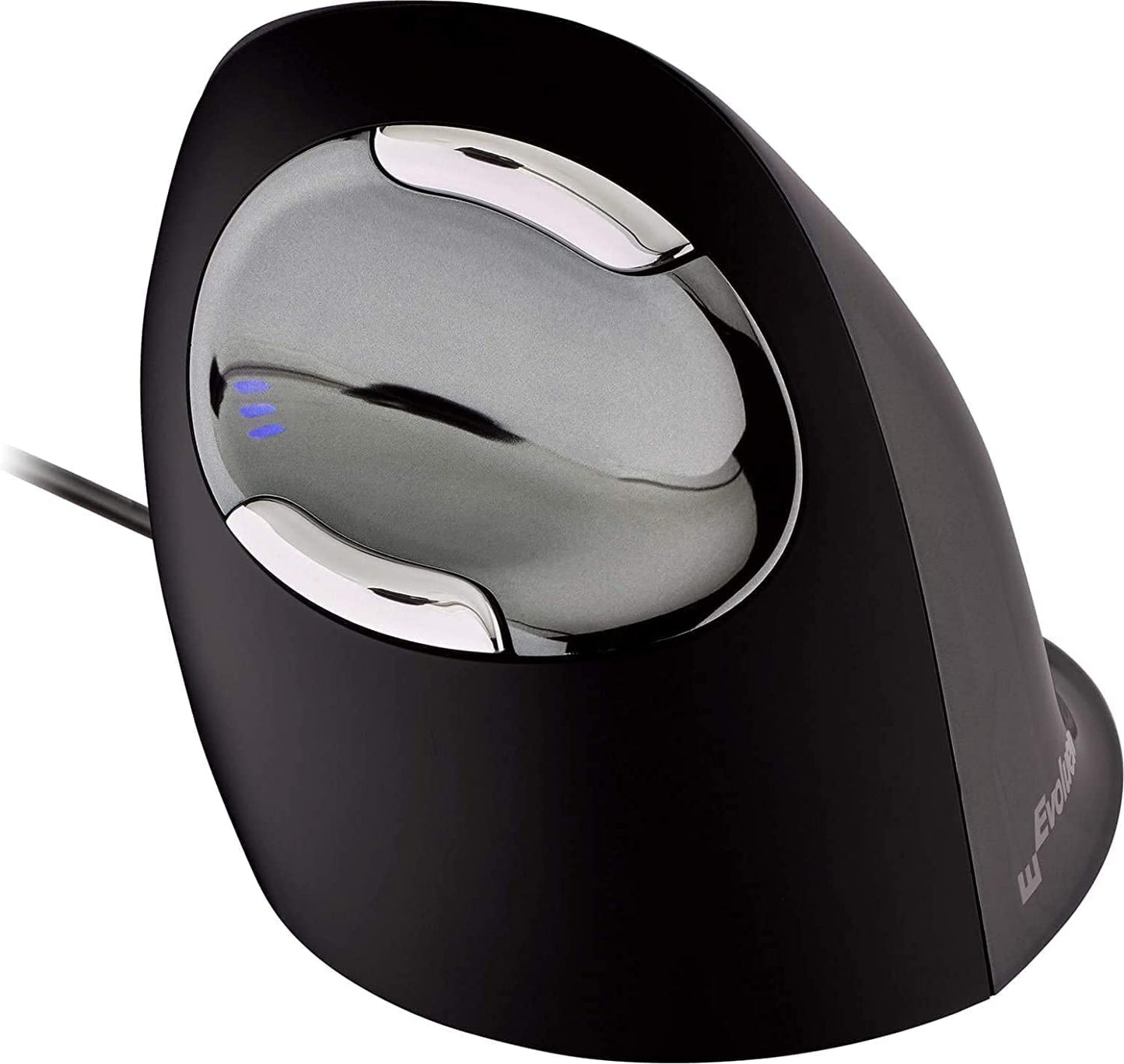 Evoluent VMDM Vertical Mouse 4 for Right Hand – Ergonomic Mouse Wired USB, Helps Reduce Carpal Tunnel, Adjustable Speed & Programmable Buttons, Vertical Ergonomic Wired Mouse, Gaming & Office Use