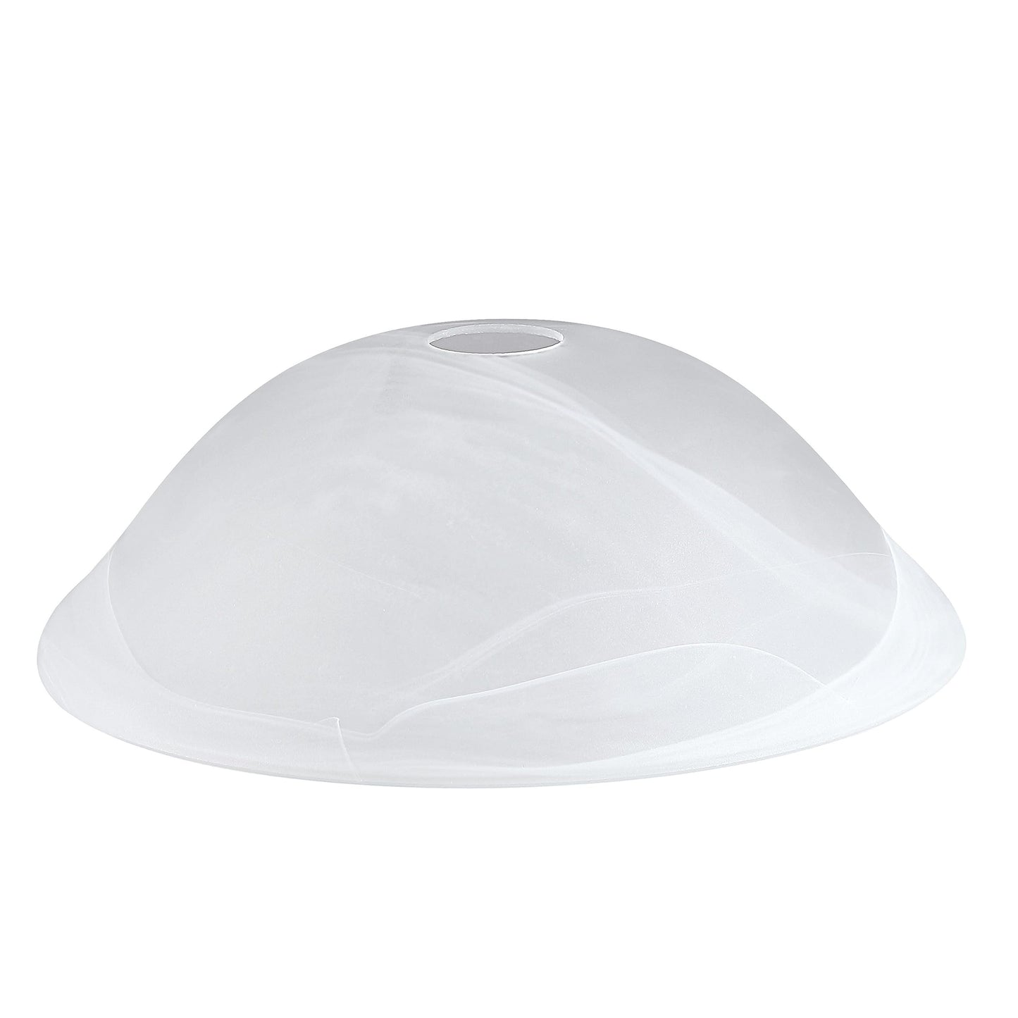 Aspen Creative 23147-11A Replacement Alabaster Glass Shade for Medium Base Socket Torchiere Lamp, Swag Lamp, Pendant, 1 Light Wall Sconce & Island Fixture, 11-1/2" Diameter x 4" High, 1 Pack