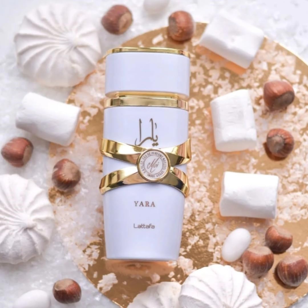 Lattafa for Unisex 2 Piece Eau de Parfum Gift Set (Yara Moi for Women + Asad for Men) 3.4 Ounce/100 ml each