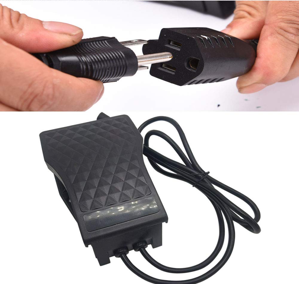 VOTOER Rotary Tool Flex Shaft Hanging Grinder Carver Electric Multi-function Metalworking Tools Repair Kit, Foot Pedal Control, 780W Strong Power, Metal Flexible Shaft, 23000 RPM