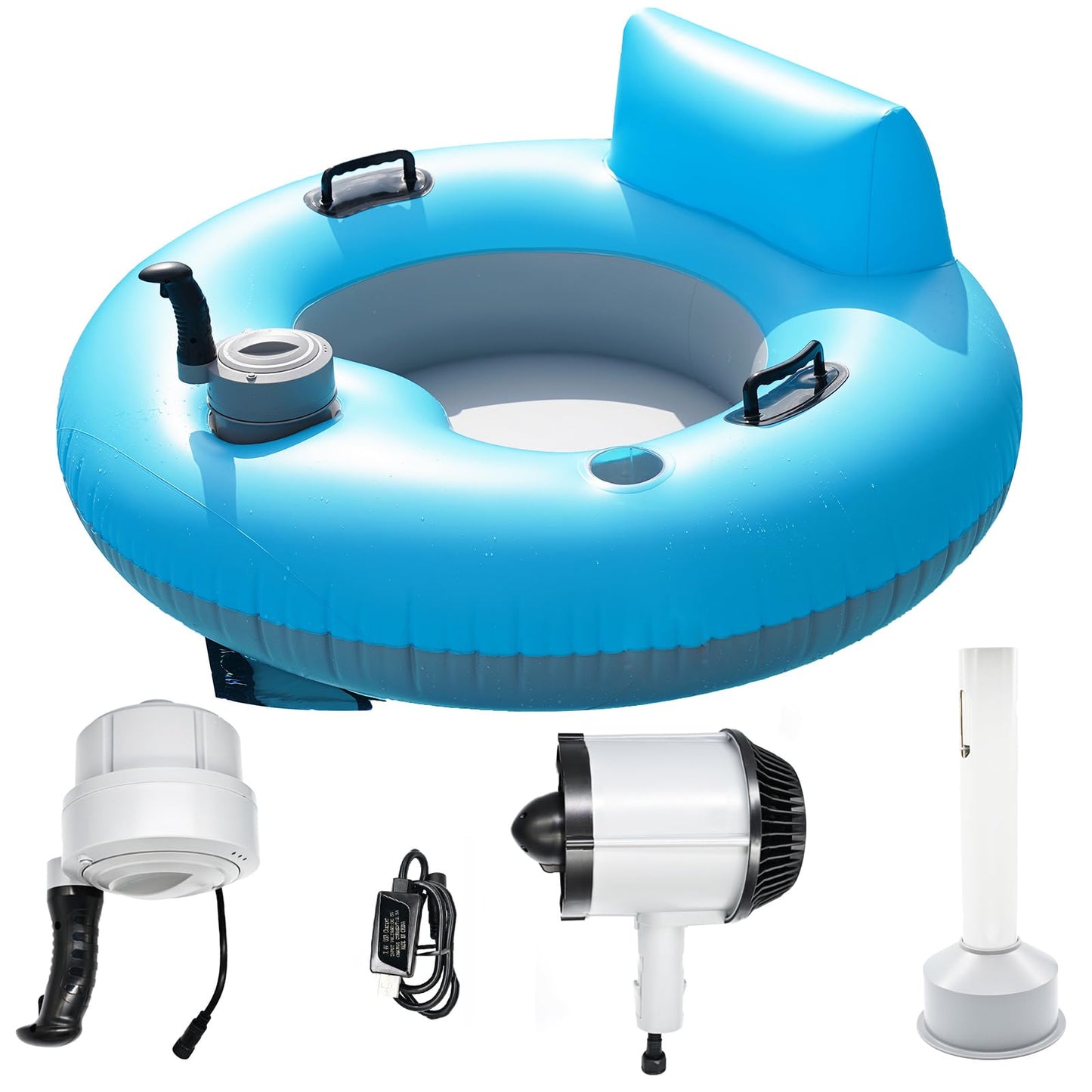 NBJIALIN Inflatable River Tube Float - River Run for Adult Heavy Duty Motorized Tubes Floating with Backrest for Party Summer Water Beach