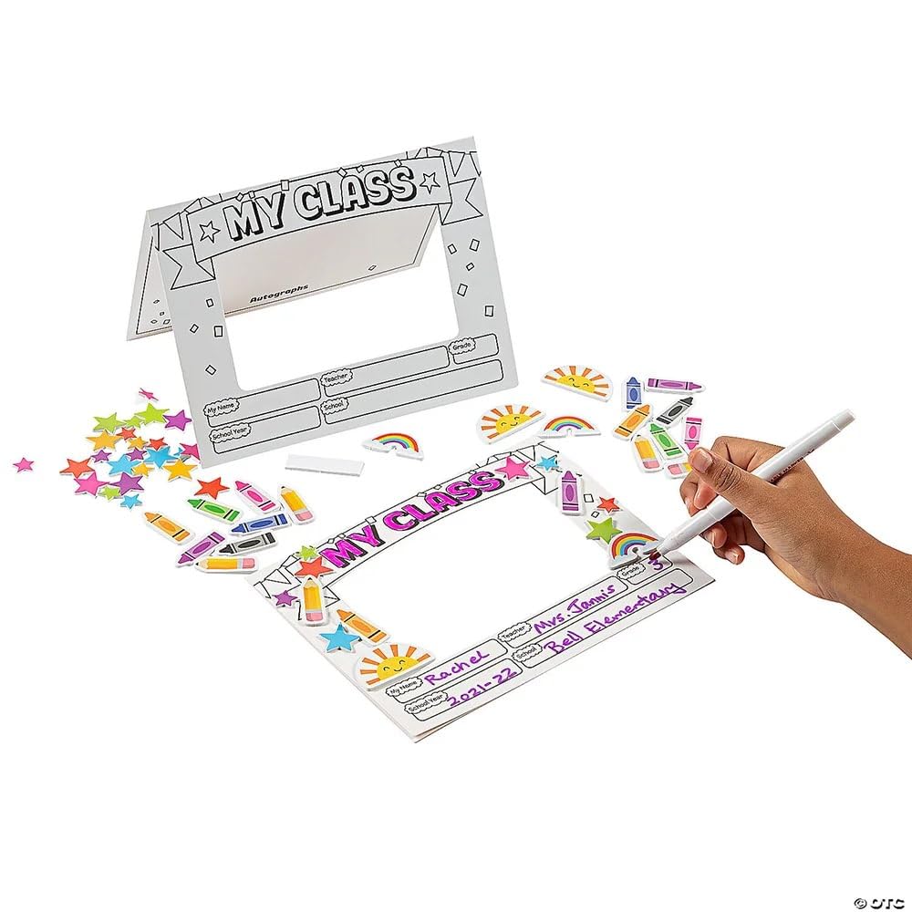 PICTURE AUTOGRAPH FRAMES CLASSPACK - Craft Kits - 30 Pieces