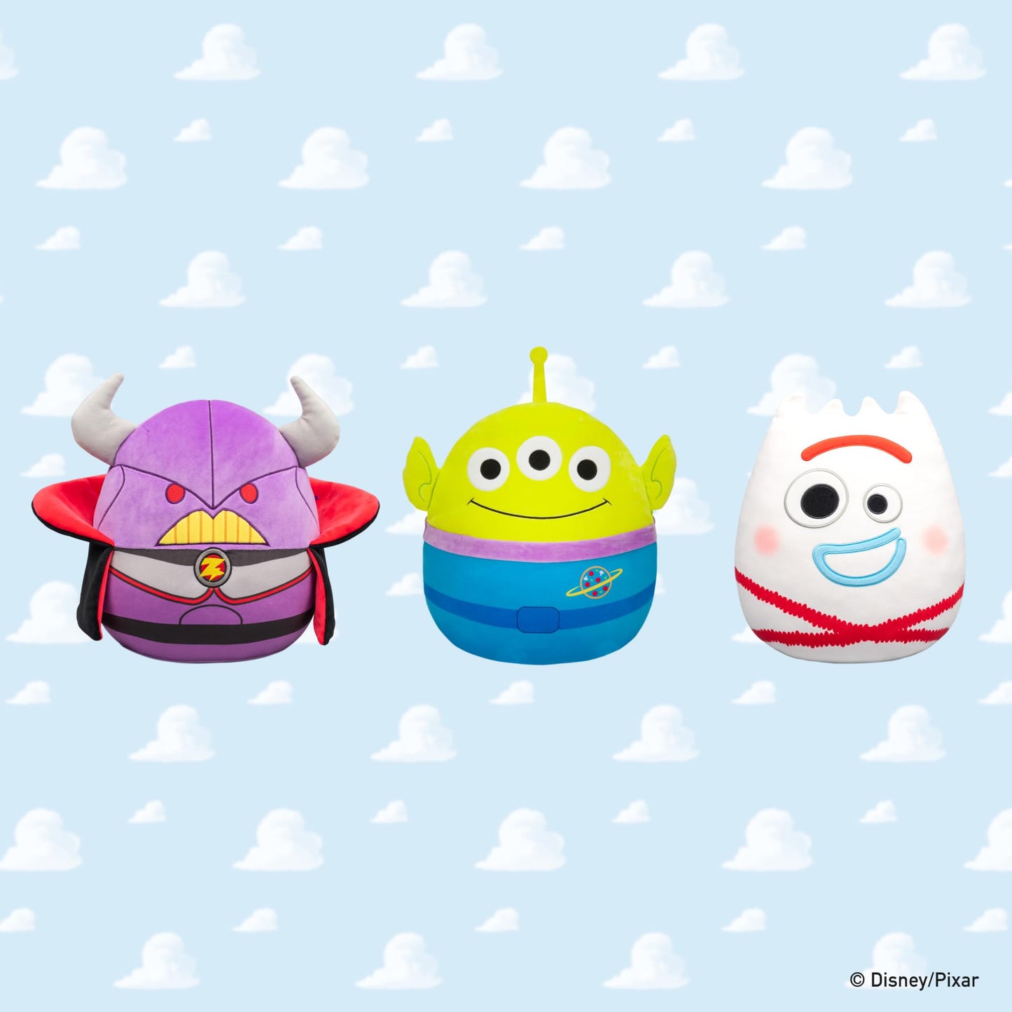 SQDI - Medium Plush (12" Squishmallows) (Disney Pixar - Alien) (CP of 6 - SIOC)