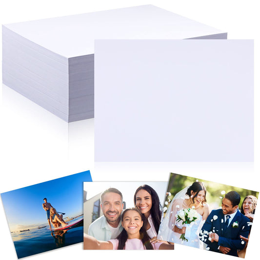 Fainne 400 Sheets Photo Paper 8.5 x 11 in Glossy Double Sided 54lbs 9.5mil 200gsm Photo Paper Glossy Card Stock for Inkjet Printing Printer Making Pictures Calendar Greeting Card Printing
